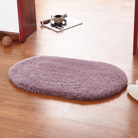 Floor mat gray purple