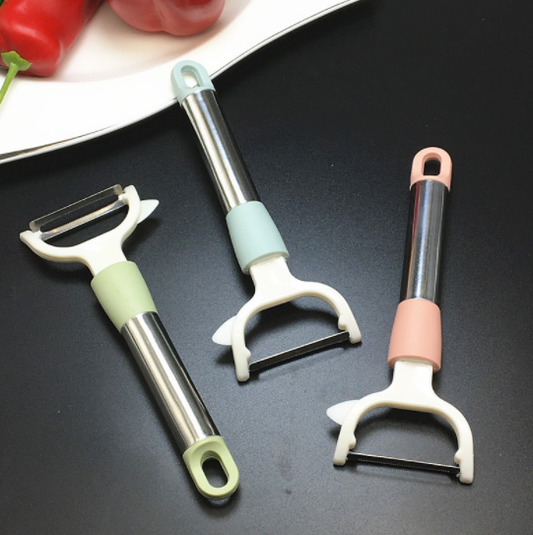 Stainless Steel/Plastic Vegetable Graters 3Colors Portable Fruit Slicer Double Sided Peeler Kitchen Tools Multipurpose