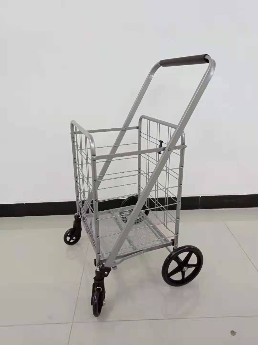 203 Square Shopping cart-gray (Metal)